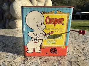 Vintage 1953  Casper, Jack in the Box by Mattel Music And Pop Up Not Working