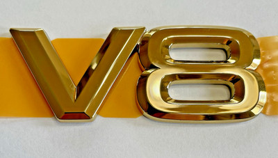 Genuine OEM Toyota Land Cruiser 100 Lexus LX470 V8 GOLD emblem