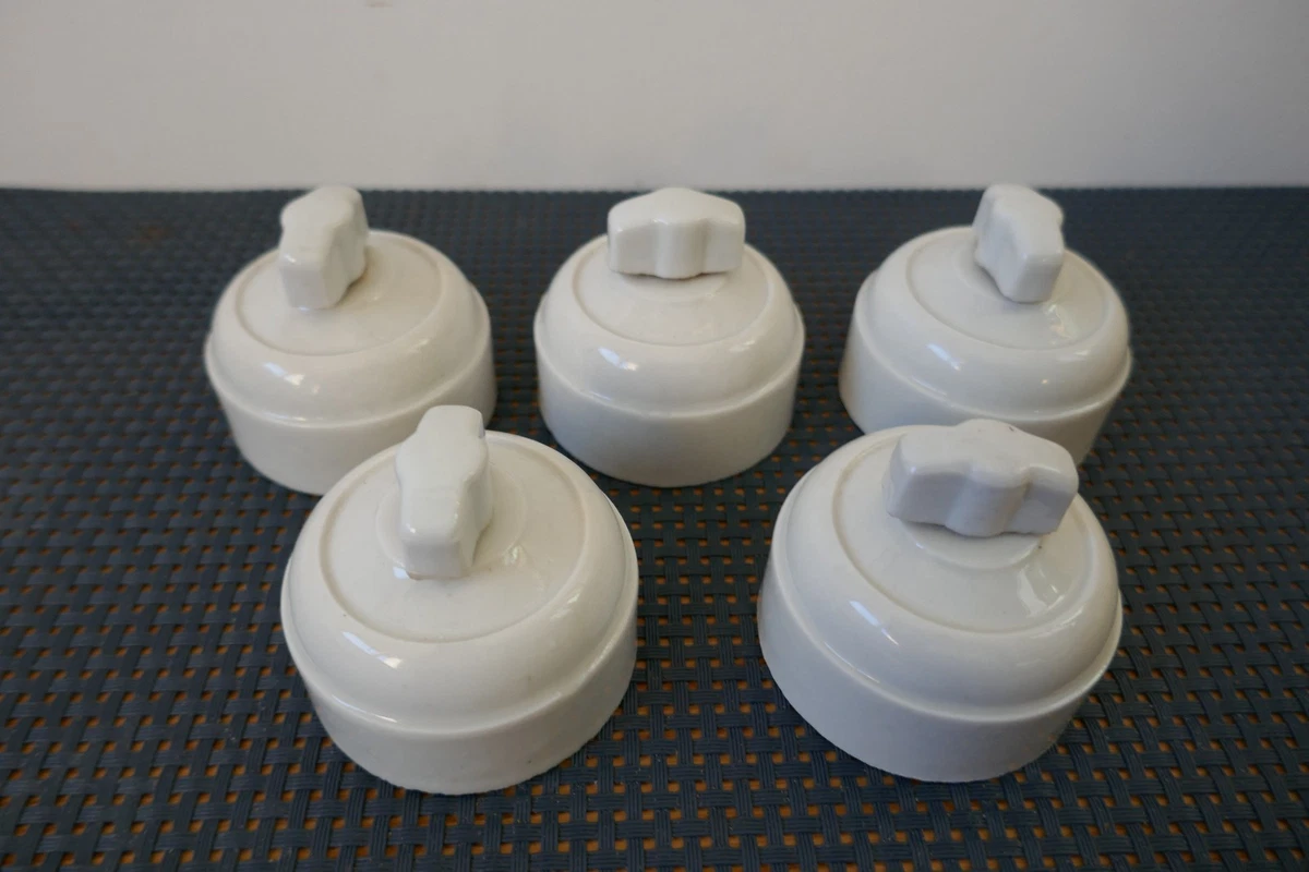 Fontini - Interrupeteur unipolaire Dimbler 10 A 250 V porcelaine doré