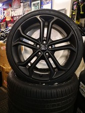 Set of 4 Genuine Ford Focus ST Mk3 19" Alloy Wheels & tyres Satin Black 1905166