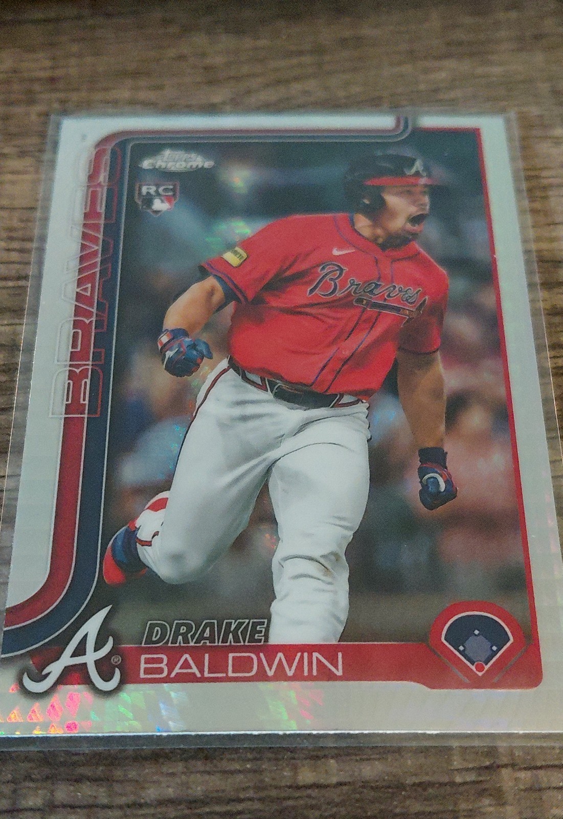 2025 Topps Chrome Update Series - Drake Baldwin #USC96 Prism Refractor (RC)
