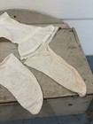 Antique White Rag Doll Fabric Bloomers and Old White Fabric Rag Doll  Stockings — photo 5