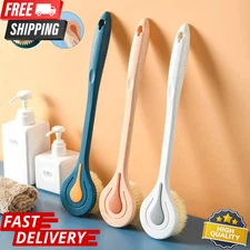 Long Handle Bath Brush Soft Bristle Back Scrubber Shower Body Brush Exfoliating