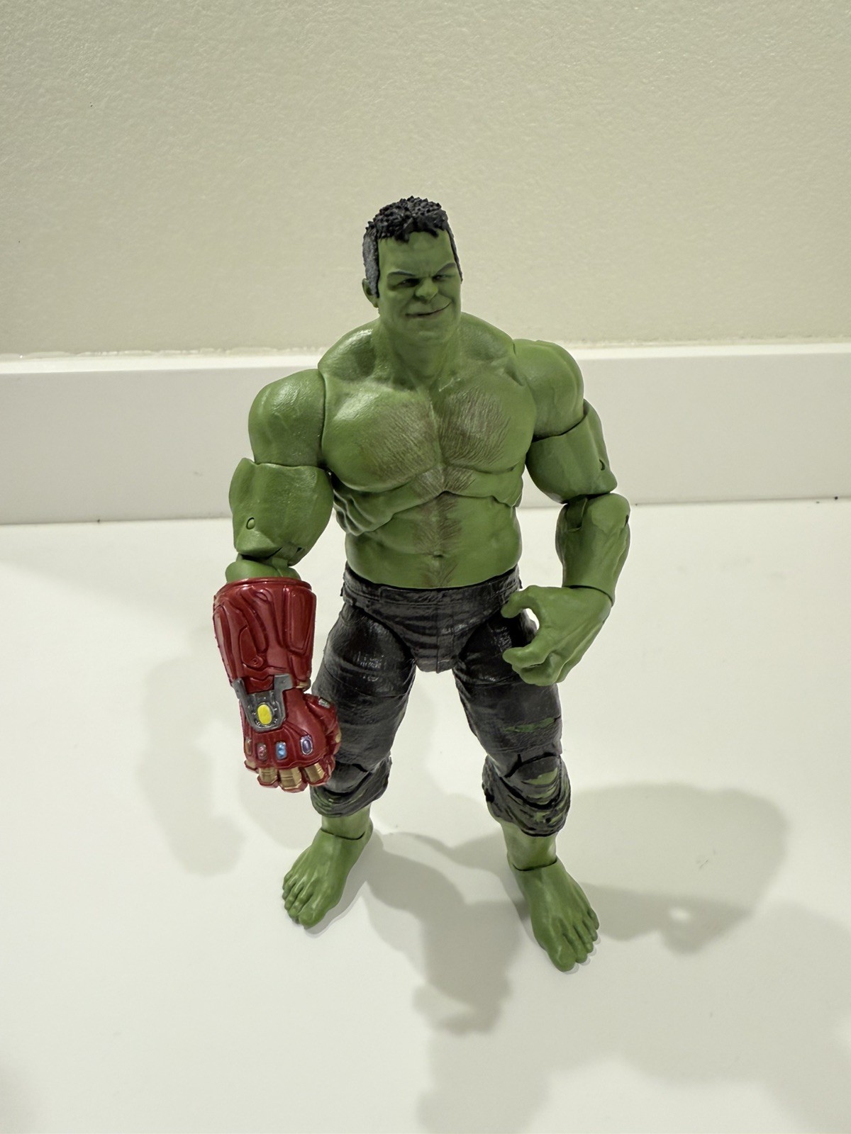 Marvel Legends MCU Avenger Endgame Smart Prof Hulk BAF Figure COMPLETE GAUNTLET