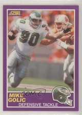 1989 Score Supplemental Mike Golic #403S 0q3