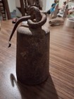 antique cast iron scale weight vintage Hanging For Cotton/pea Scale’s 4lbs Hook — photo 1