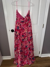 windsor Radiate Romantic Vibes Strapless Floral Maxi Dress