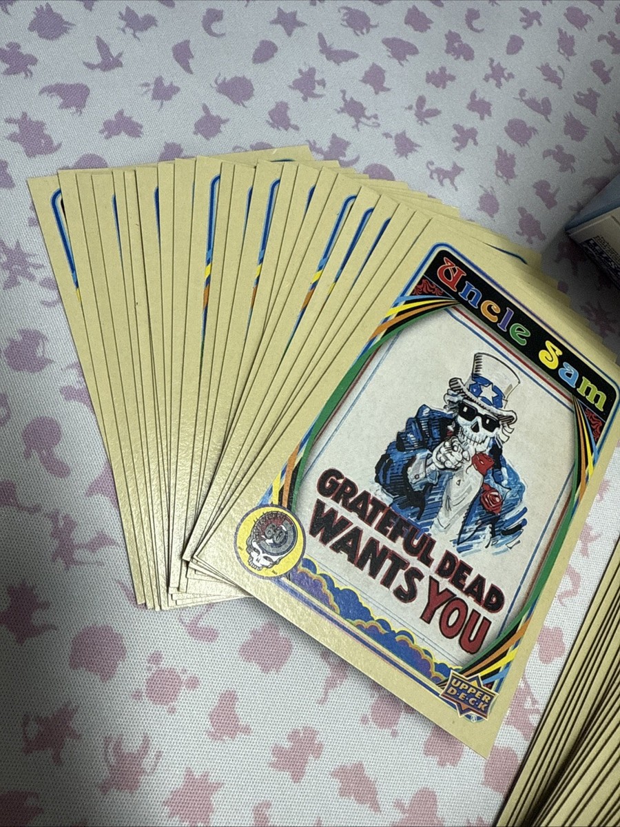 GREATEFUL DEAD 25周年記念　18CD BOX 2025 UD Grateful Dead COMPLETE **50 CARD BASE SET** w/ **EMPTY
