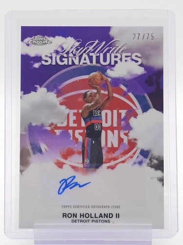 2025 Topps Chrome Ron Holland II Sky Write Signatures (RAW)