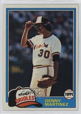 1981 Topps Dennis Martinez #367 1e93