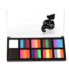 Kids Adults Halloween Bright And Vivid Colors Face Painting Kit Water Based
