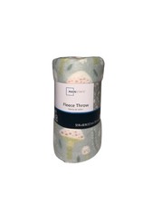Mainstays Fleece Throw Blanket 50 X 60 Mushrooms Spring Soft Lightweight