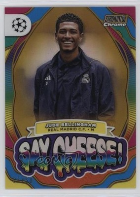 2023 Topps Stadium Club Chrome UEFA Champions League 37/50 Jude Bellingham 4x9