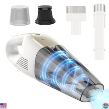 Handheld Vacuum Cordless, 16000Pa 160W Car Vacuum Cleaner with LED Screen,30Min