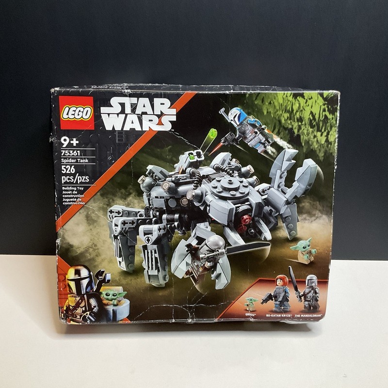 Legos Retired Set 75361 Star Wars: Spider Tank New Sealed Box - Damaged Box