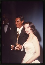 Cary Grant Jean Simmons 1958 Academy Awards Vintage Photo Agency Transparency