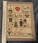 Framed Finished Cross Stitch "I Love the Simple Life" — photo 7