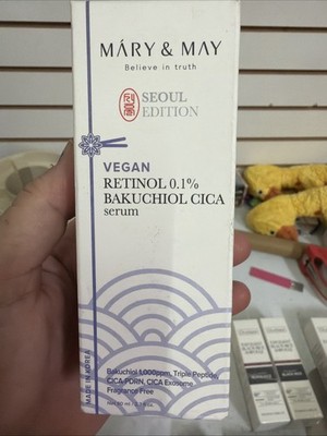 Mary&May Retinol 0.1% Bakuchiol Cica Serum 80ml Korean Made