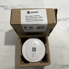 Kidde Smoke Detector with Alarm LED Warning Light Compact 4" 10SDR