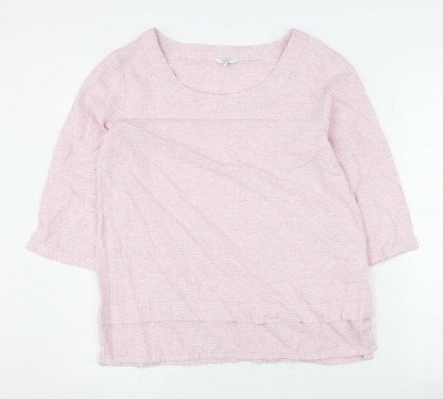 Basic-T-Shirt Damen UK Größe 12 Cotton Traders rosa