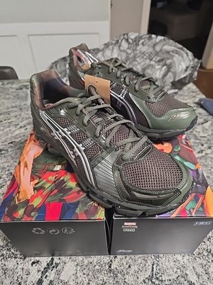 Size 10.5 - Marvel vs. Capcom x Kith x ASICS Gel Kayano 12.1 Guile Only No Comic