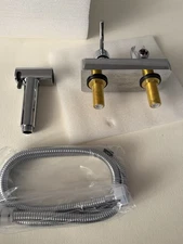 Brass Handheld Bidet Sprayer for Toilet Hot and Cold Bidet Faucet Attachment,...