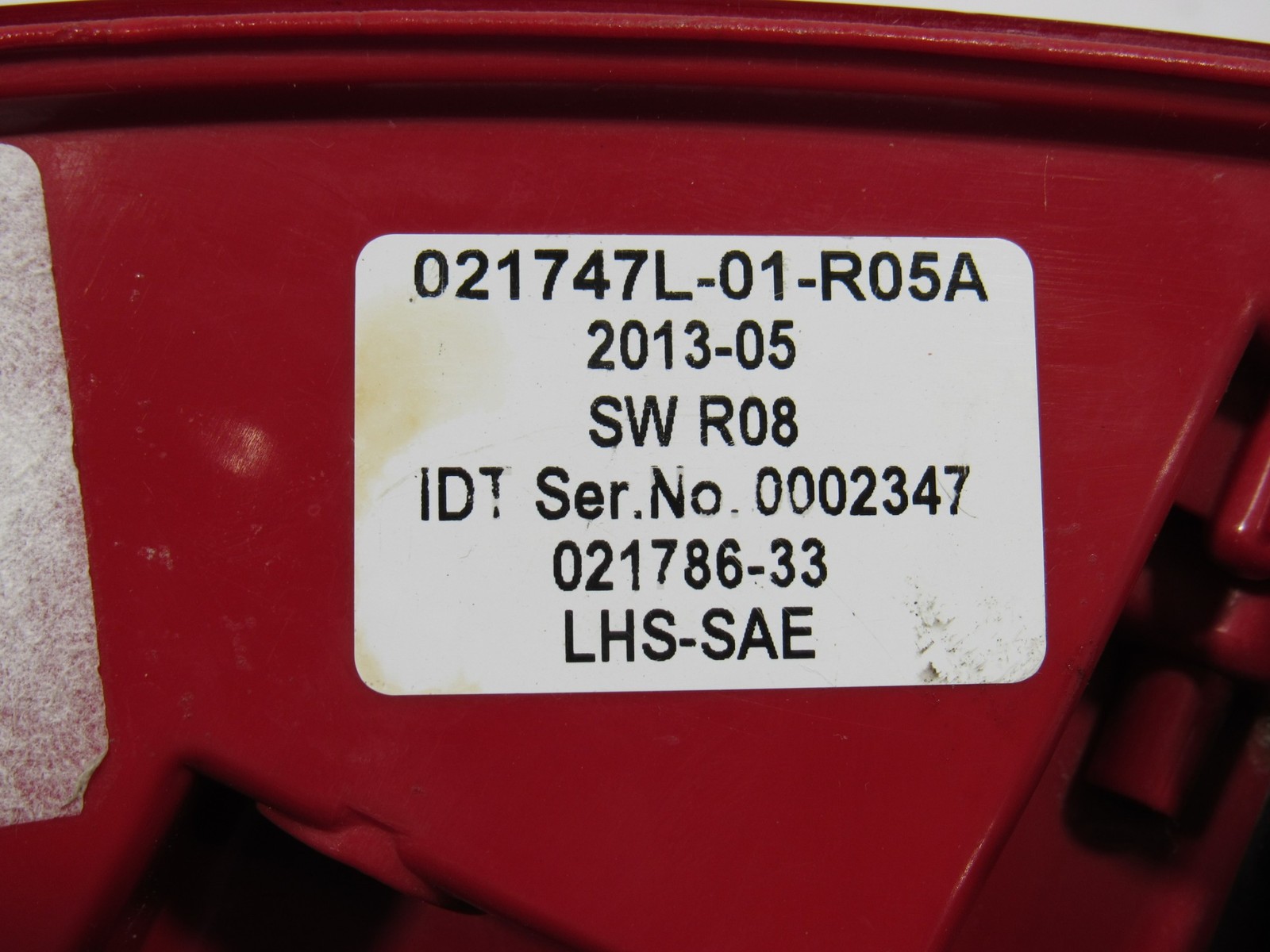 14-18 Aston Martin Vanquish 2014 Rear Left Taillight Tail Light Lamp LED Y2