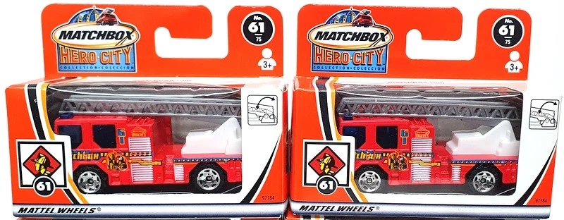 Matchbox Diecast SET6001 - Set Of 6 Fire Engine Vehicles Dennis Ford - Image 2 of 4