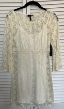 Shelli Cream Lace Dress NWT
