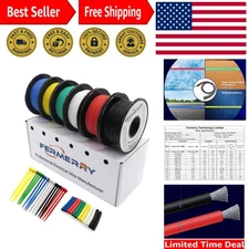 Versatile 30 AWG Stranded Wire Spool - 100ft of Flexible Silicone Tinned Copper