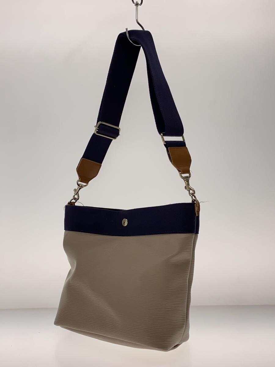 TOPKAPI Enamel Shoulder Bag Solid Beige Used - image 2