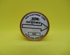 Bird 50C Slug Element 50W 100-250MHz for Bird 43 Wattmeter Untested
