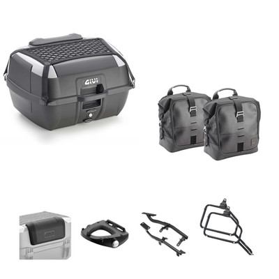 GIVI Trunk Kit B45 + Bags CRM102 for Honda 750 X-ADV 2021-2024