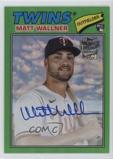 2023 Topps Archives 1977 Fan Favorite Green Foil 15/99 Matt Wallner Auto 06z2