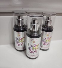 3 Pcs Set Bath  Body Works Happy Birthday Vanilla Buttercream Mist Spray 2.5 Oz