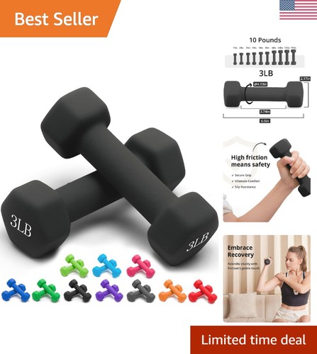 Gewichte Hanteln 10 Farben Optionen Kompatibel mit 2er Set Neopren Hantel... - Bild 1 von 9
