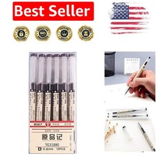 12 Luxury Japanese Ballpoint Pens 0.35mm - Ergonomic Grip Smudge-Free Ink