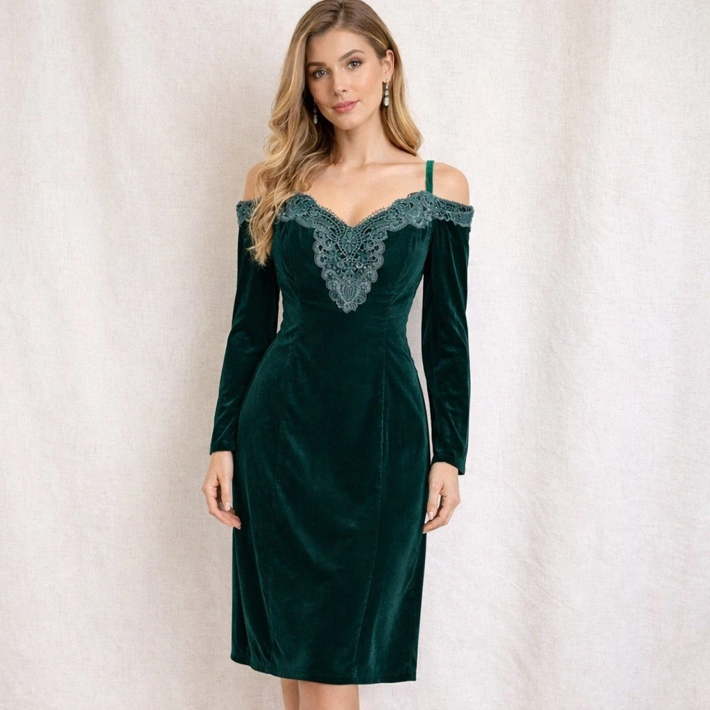 Goth Green Vintage Dresses for Women for sale | eBay