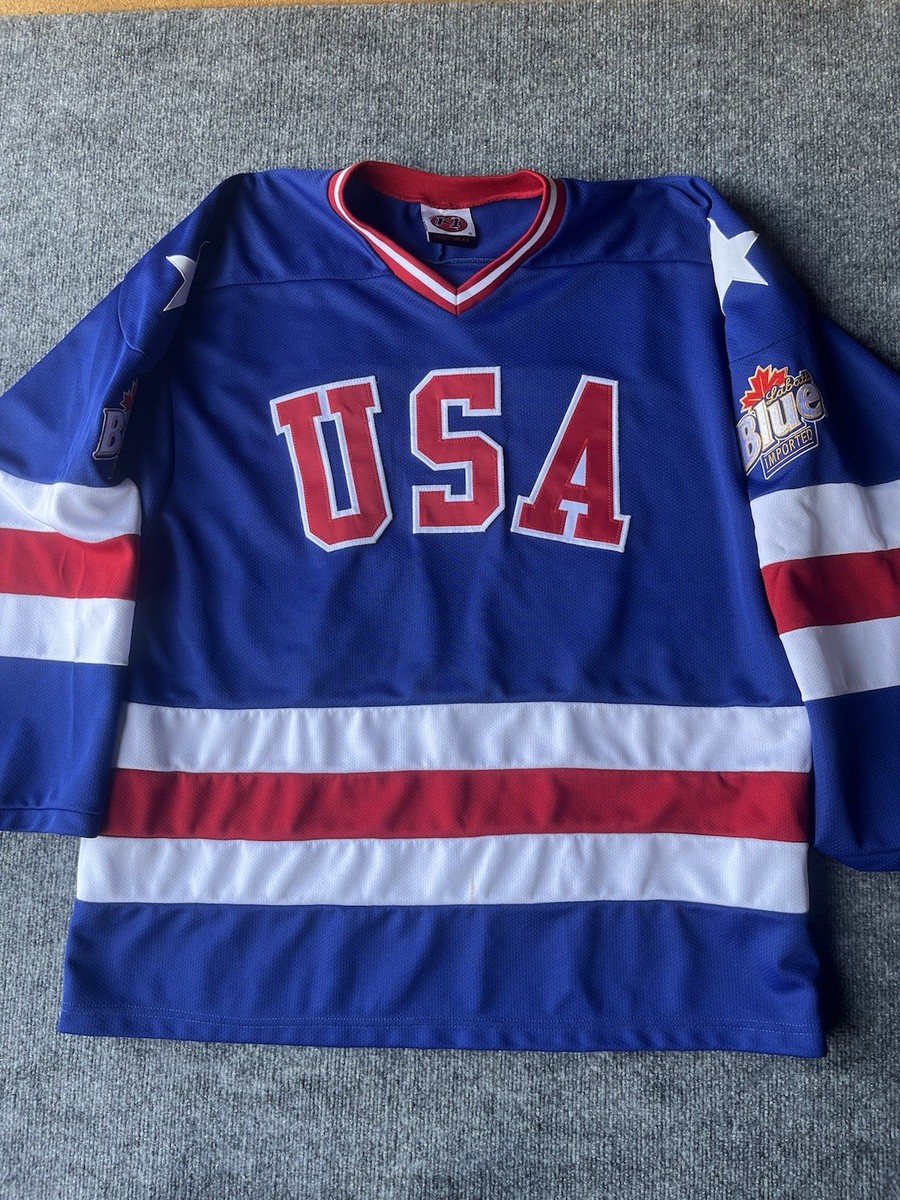 Vintage USA Hockey Jersey Men XL K1 1980 Olympic Team Miracle on Ice  Stitched