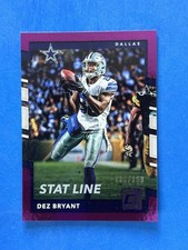 2017 Donruss Stat Line Season #245 Dez Bryant Dallas Cowboys #/159