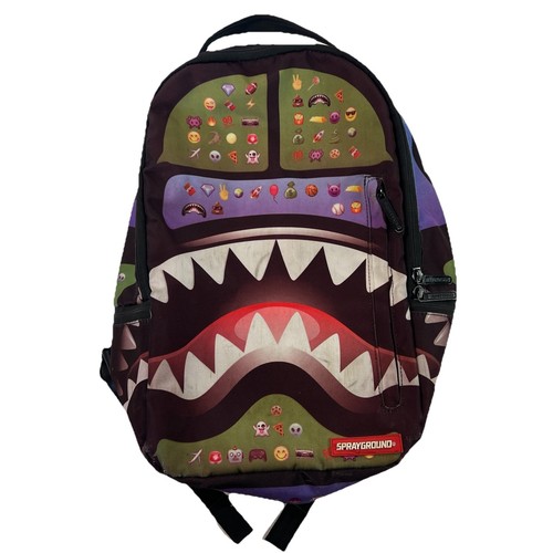 Sprayground Let The Journey Begin Emoji Backpack