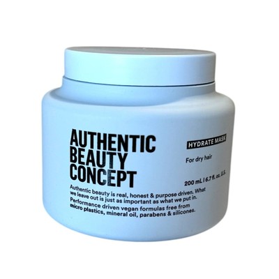 Authentic Beauty Concept Hydrate Vegan Dry Hair Mask Treatment 6.7 fl. oz.