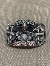 Belt Buckle Ghost Rider Ride to Live Live to Ride Skull 1995 4240 Great American