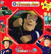 Image of NEW seald FIREMAN SAM - MY FIRST PUZZLEBOOK 5 JIGSAWS 12 pieces 3+ COLOUR CODED