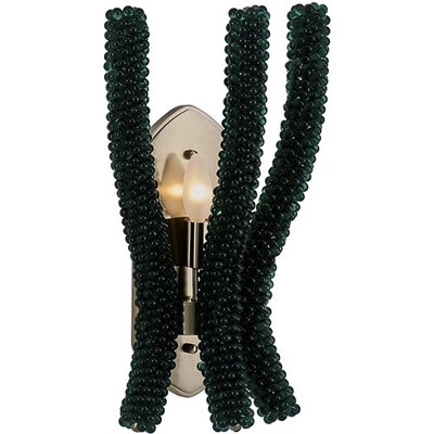 Kalco Lighting 525921BCG/GRN Coral Wall Sconce Wall Light in Green