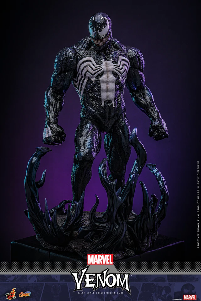 HOT TOYS MARVEL VENOM 1:6 SCALE FIGURE CMS-023 IN USA SEALED LIVE READY TO SHIP! - Image 4 of 4