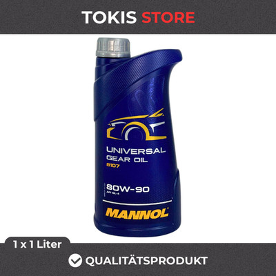 Mannol Universal Getriebeöl 80W-90 GL-4 1 Liter Gear Oil Schaltgetriebeöl GL4