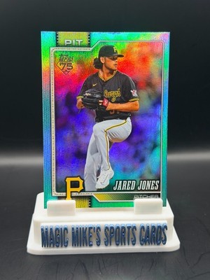 Jared Jones 2026 Topps Series 2 #419 Aqua Rainbow Foil SP Pittsburgh Pirates