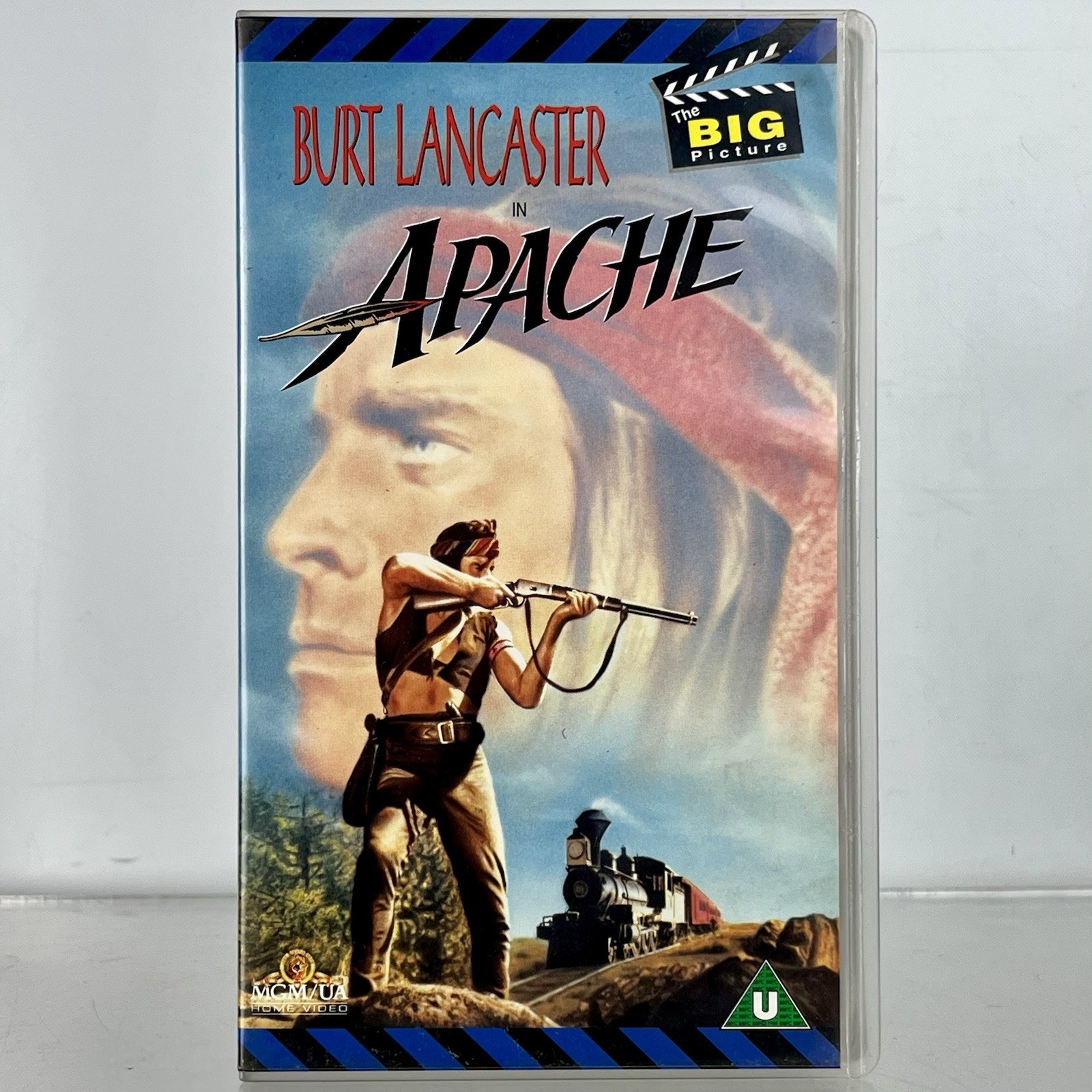 New APACHE VHS TAPE Video Cassette 1954 Burt Lancaster Unused Factory Sealed