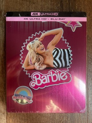 Barbie w. Steelbook V2 (4K UHD + Blu-ray, EU Import, Region Free) *NEW/SEALED*